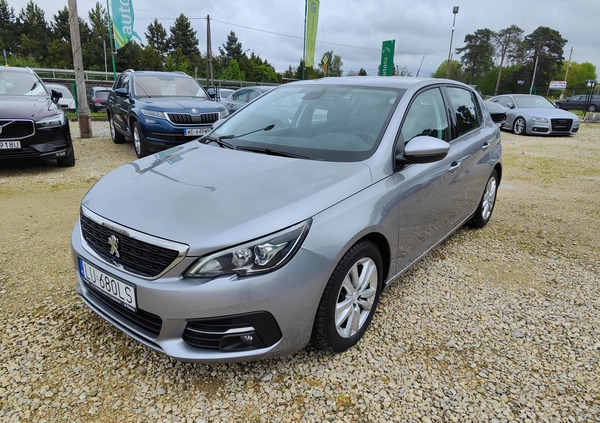 Peugeot 308 cena 58900 przebieg: 74800, rok produkcji 2021 z Lwówek małe 301